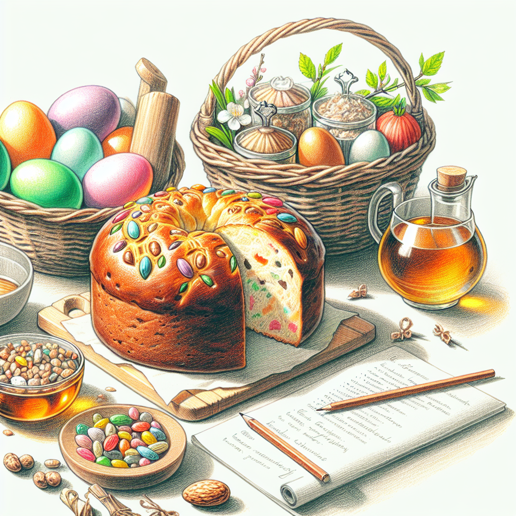 Pastelková ilustrace znázorňující téma: Recepty