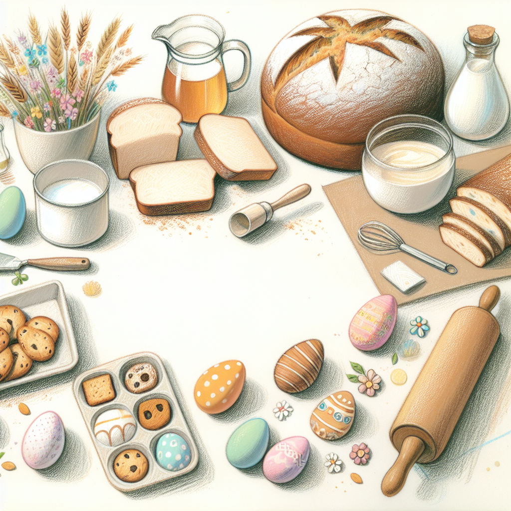 Pastelková ilustrace znázorňující téma: Recepty