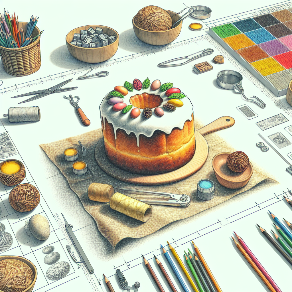 Pastelková ilustrace znázorňující téma: Vaření