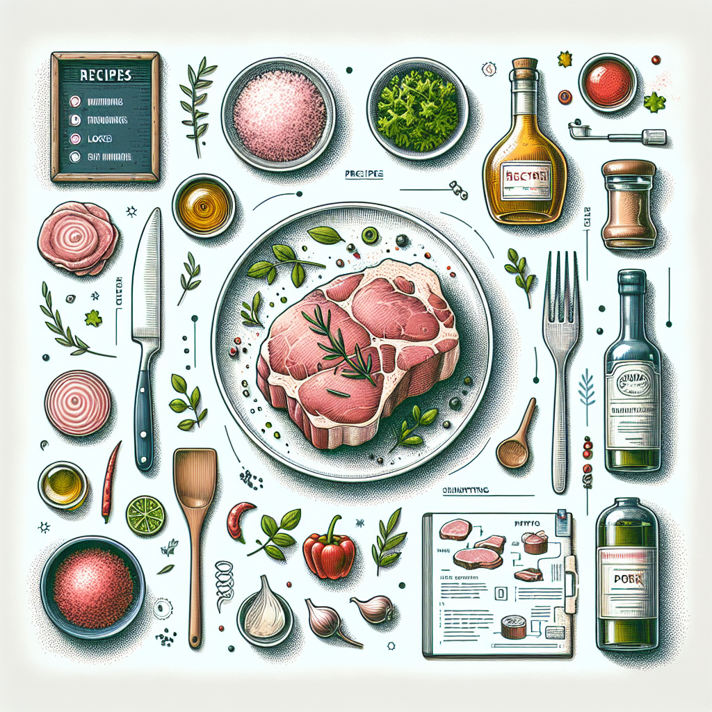 Pastelková ilustrace znázorňující téma: Recepty