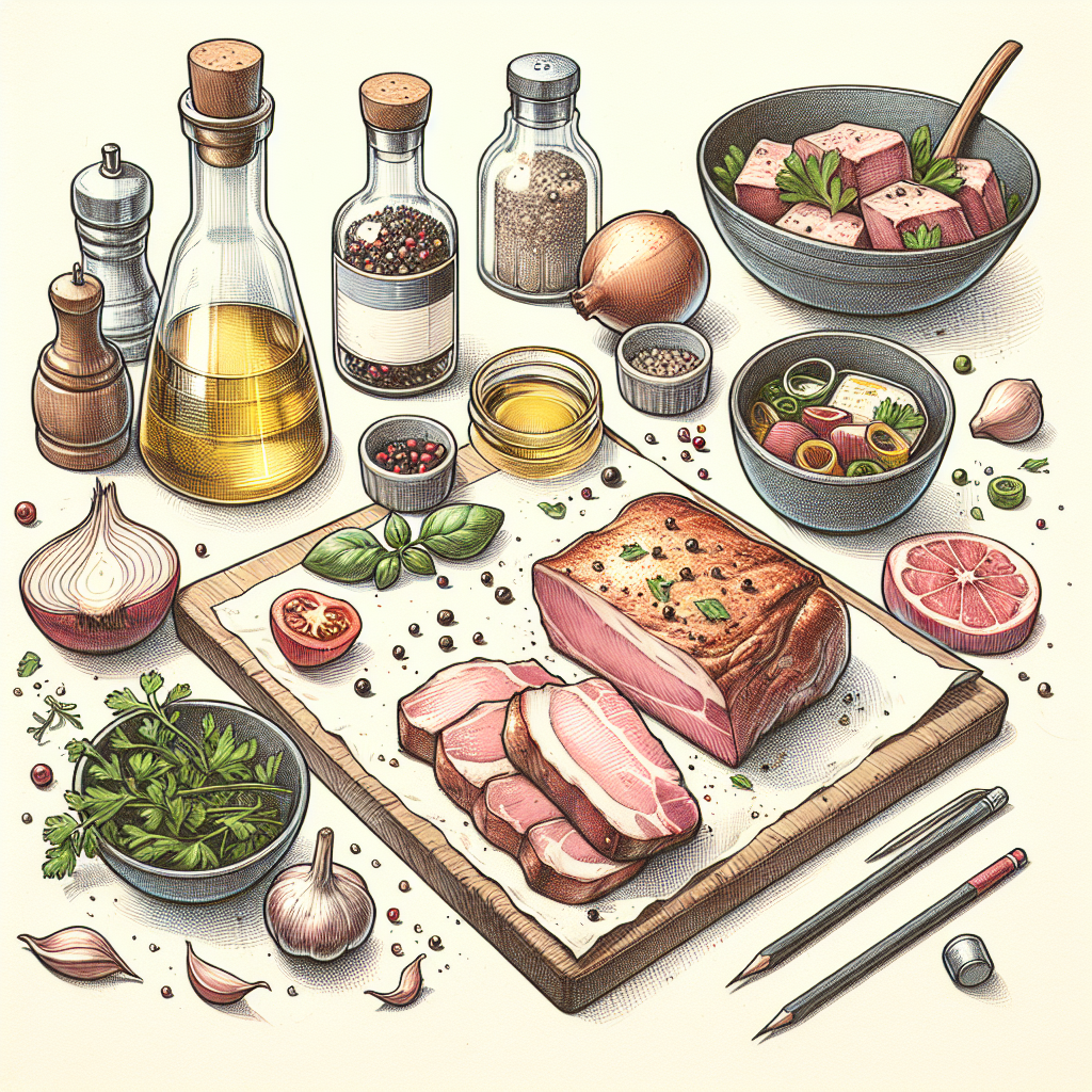 Pastelková ilustrace znázorňující téma: Recepty