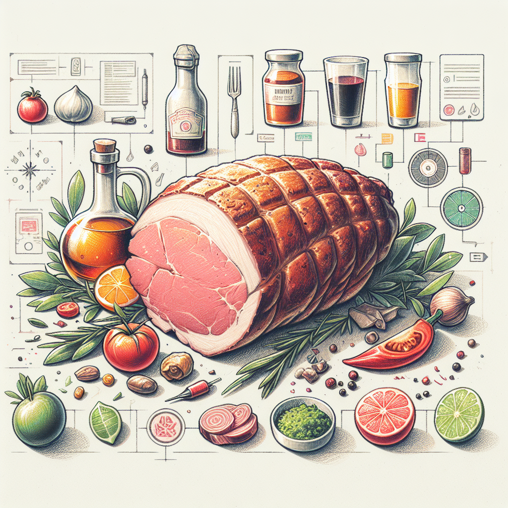 Pastelková ilustrace znázorňující téma: Vepřové maso