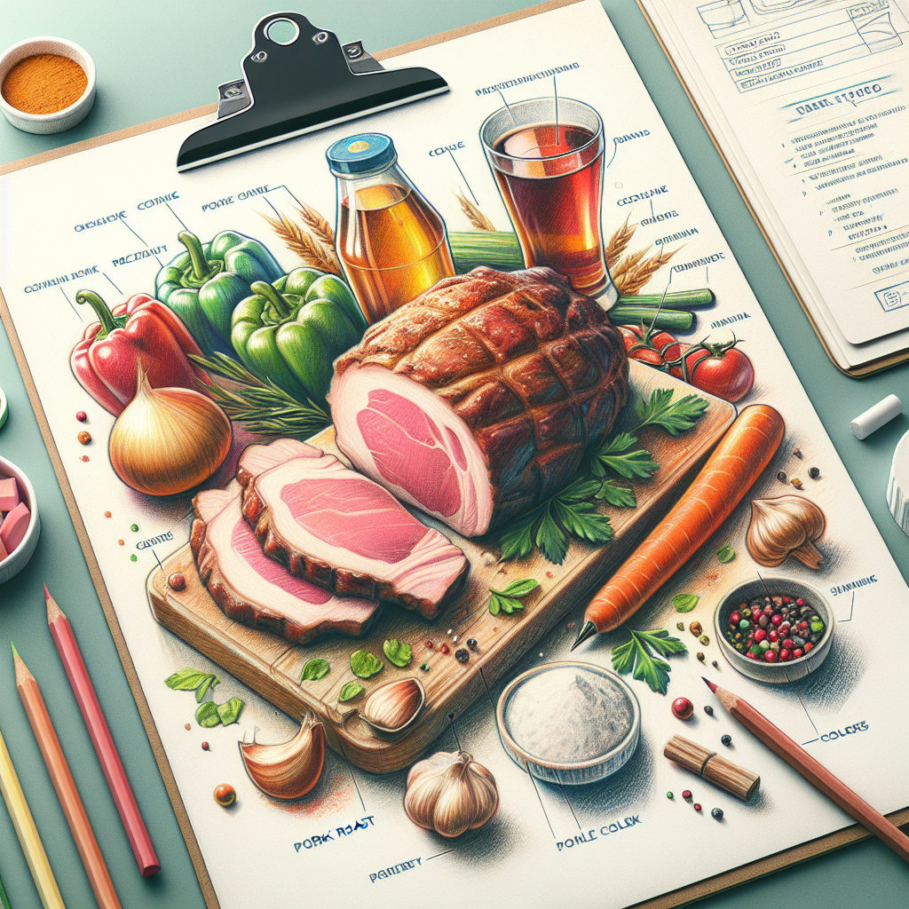 Pastelková ilustrace znázorňující téma: Recepty