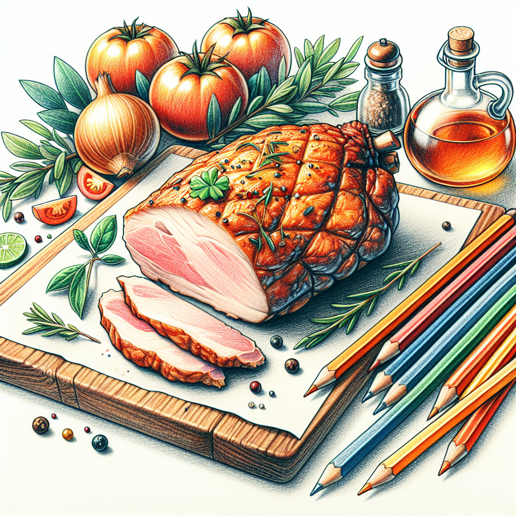 Pastelková ilustrace znázorňující téma: Vaření