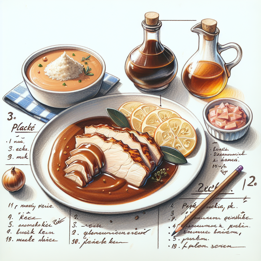 Pastelková ilustrace znázorňující téma: Recepty