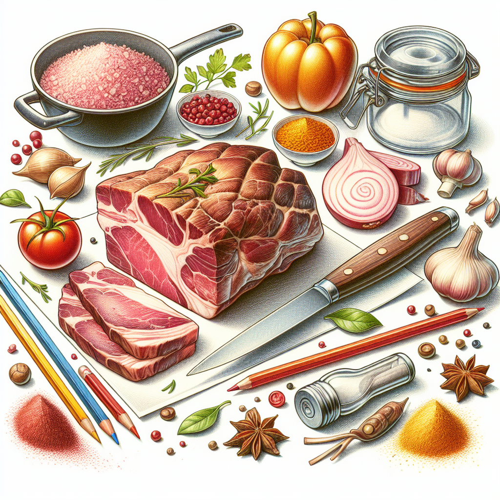 Pastelková ilustrace znázorňující téma: Recepty
