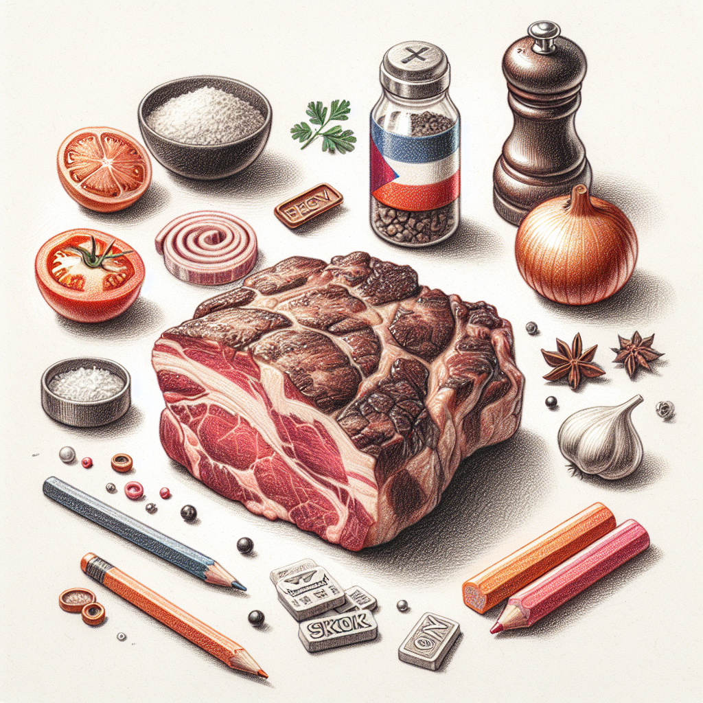 Pastelková ilustrace znázorňující téma: Recepty