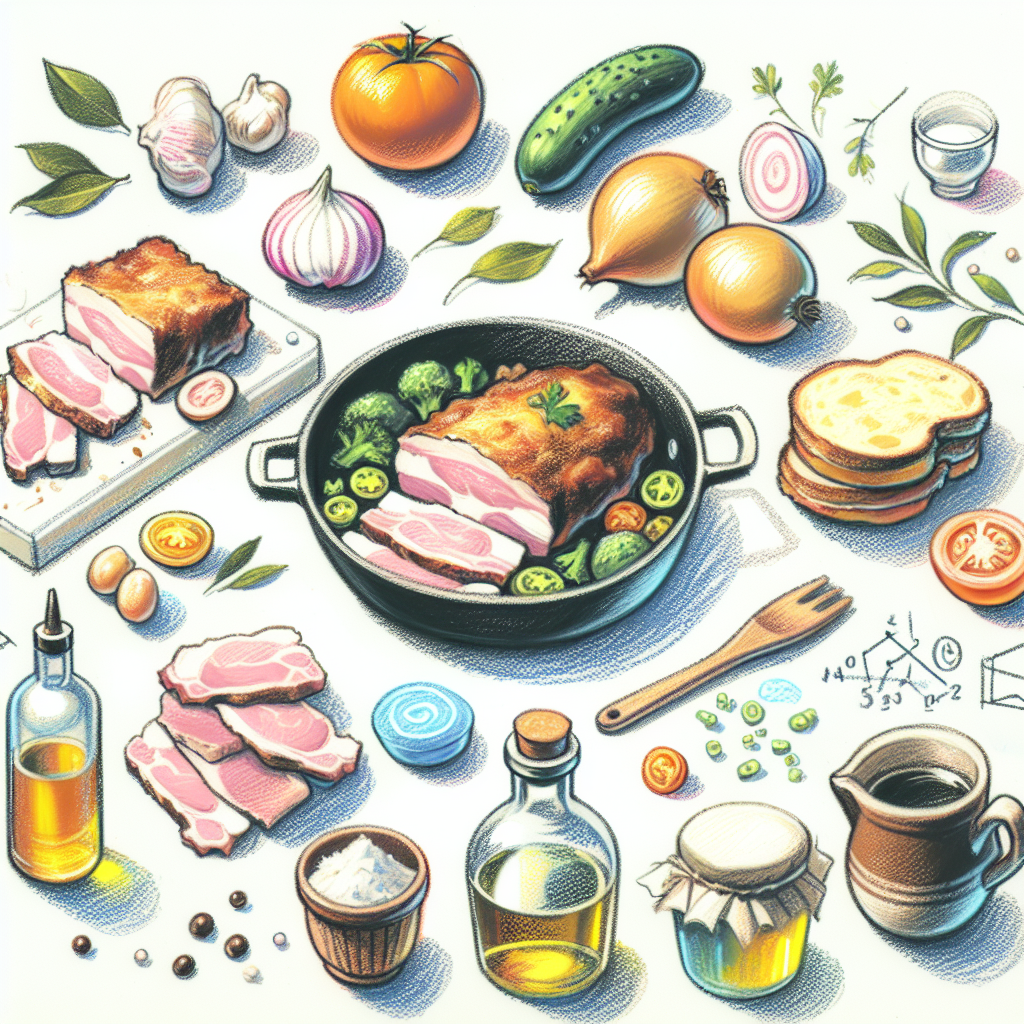 Pastelková ilustrace znázorňující téma: Recepty