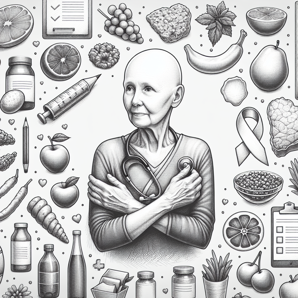 Pastelková ilustrace znázorňující téma: Zdraví a výživa