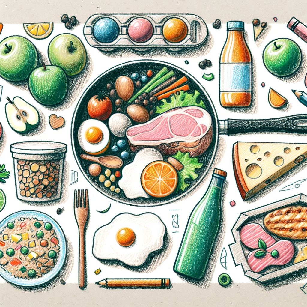 Pastelková ilustrace znázorňující téma: Vaření