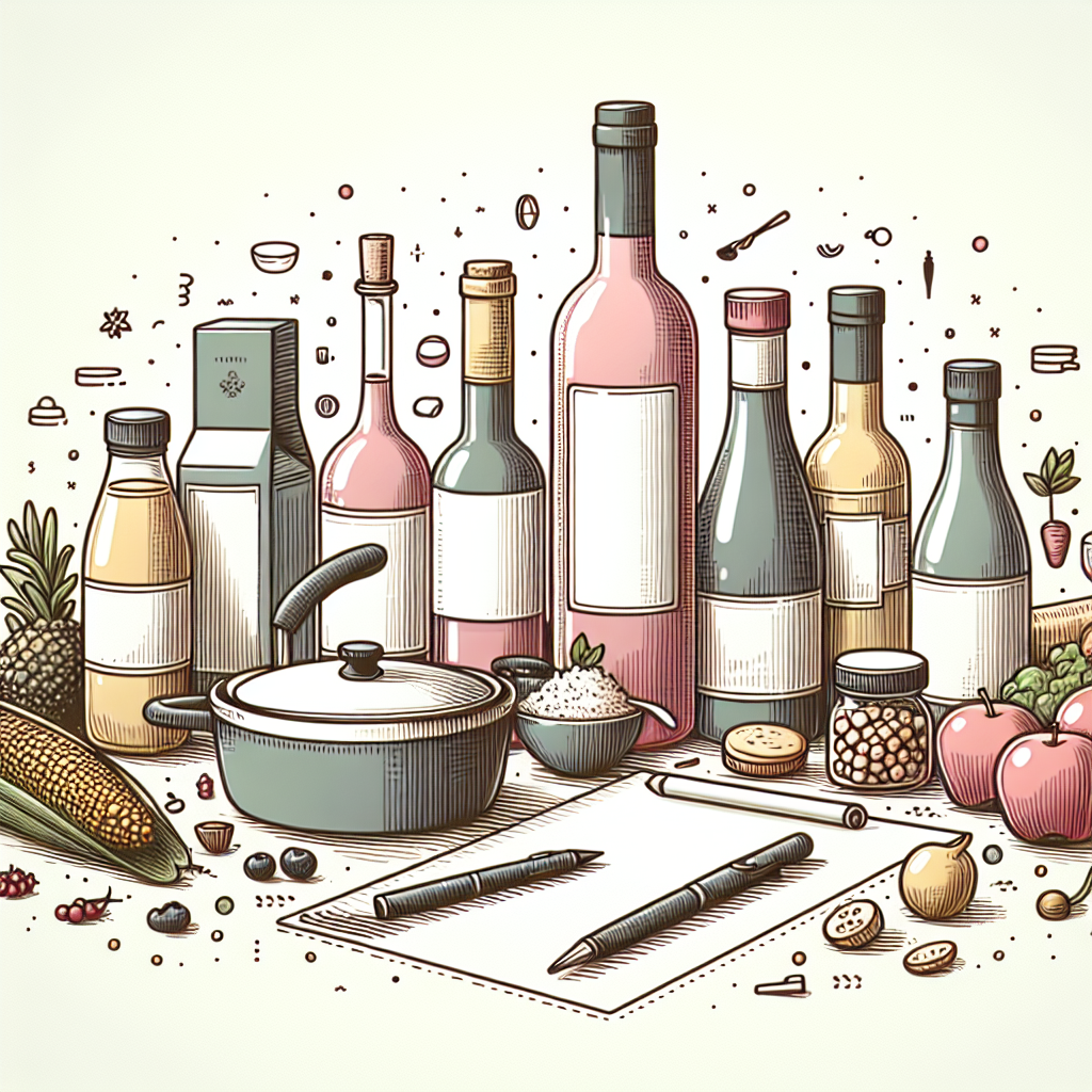 Pastelková ilustrace znázorňující téma: Vaření a gastronomie