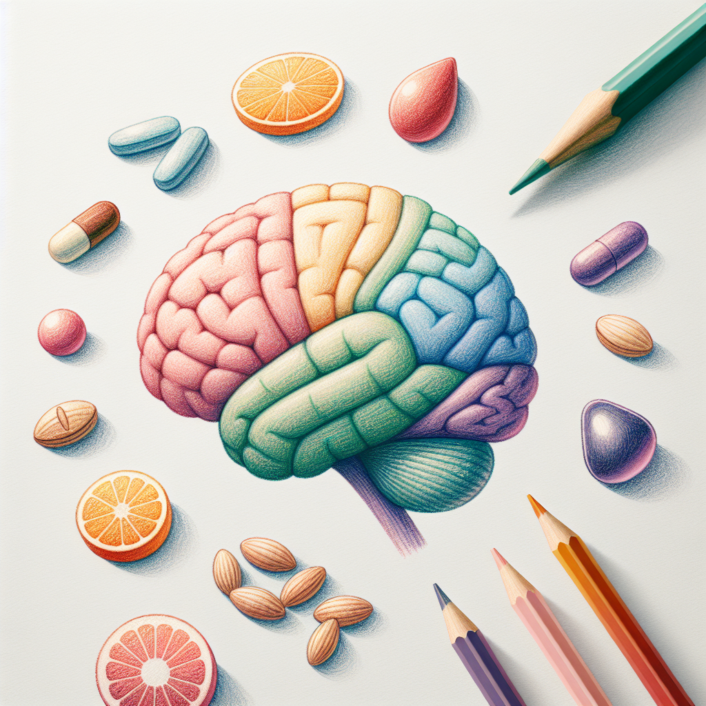 Pastelková ilustrace znázorňující téma: Výživa dětí