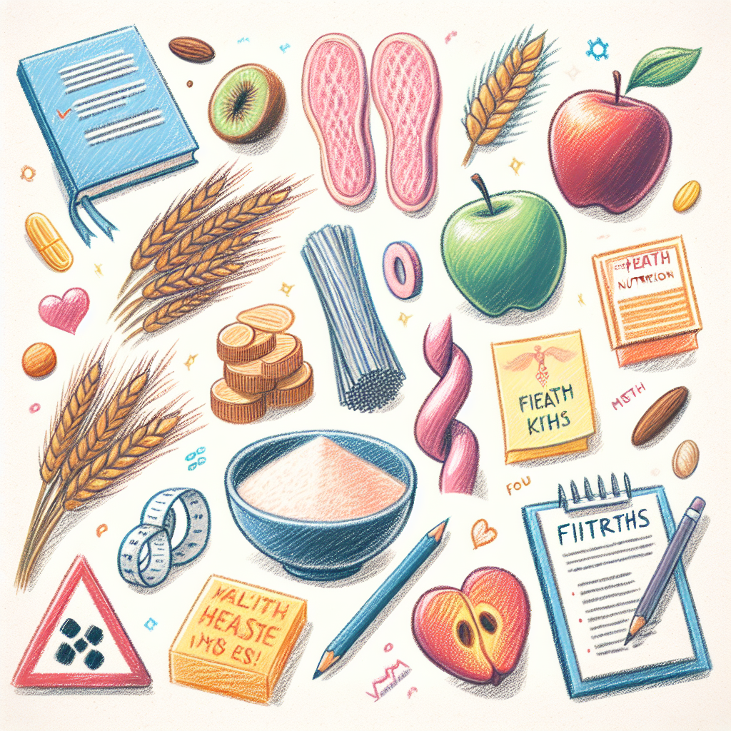 Pastelková ilustrace znázorňující téma: Výživa