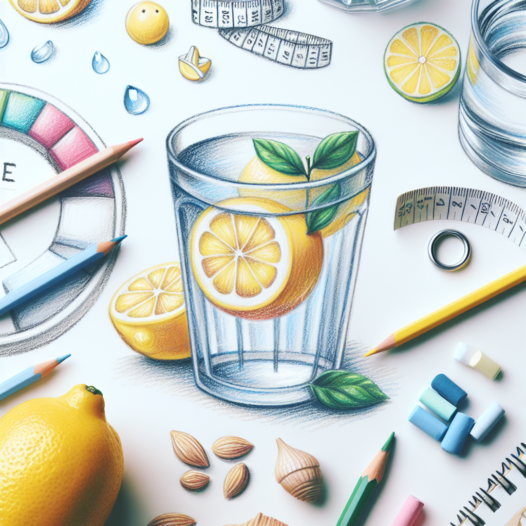 Pastelková ilustrace znázorňující téma: Zdraví a výživa