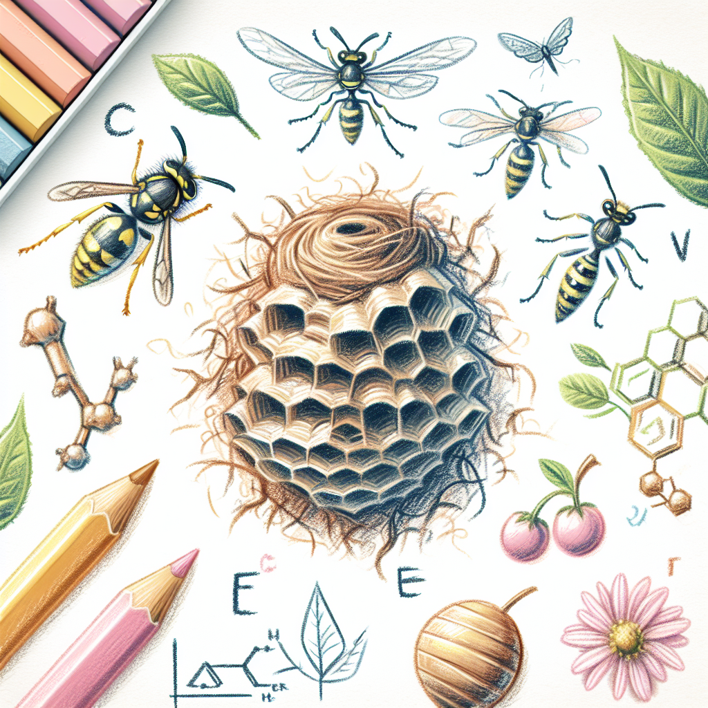 Pastelková ilustrace znázorňující téma: Ekologie