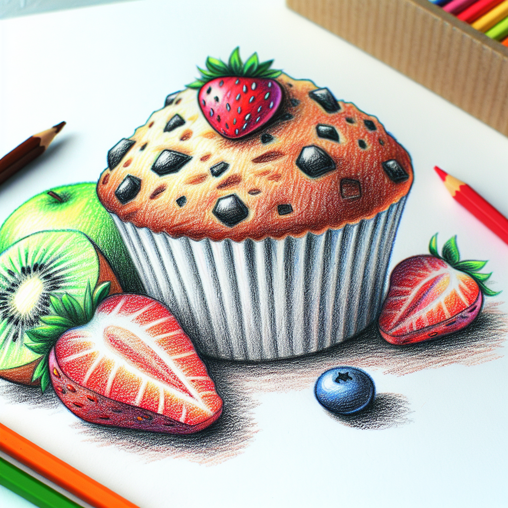 Pastelková ilustrace znázorňující téma: Recepty pro děti