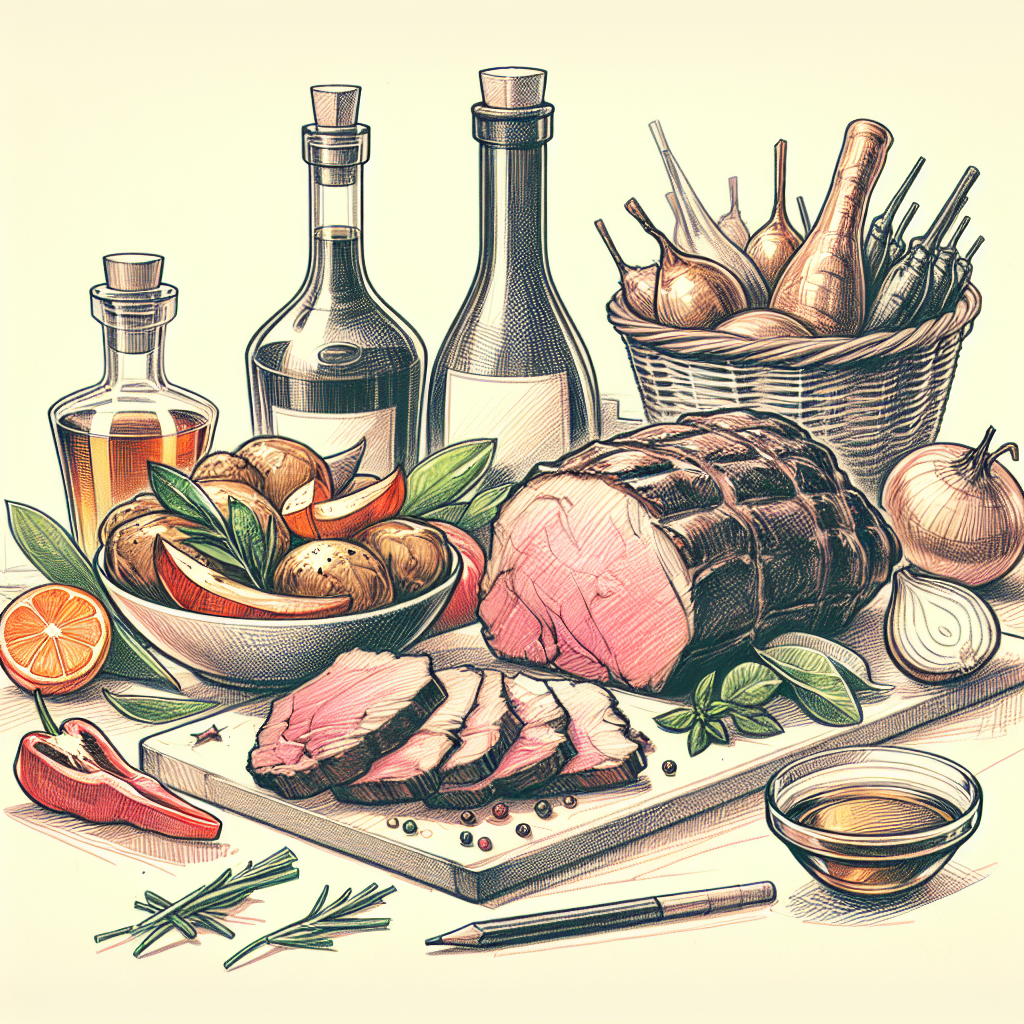 Pastelková ilustrace znázorňující téma: Recepty