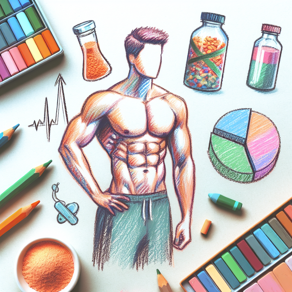 Pastelková ilustrace znázorňující téma: Hubnutí a zdraví