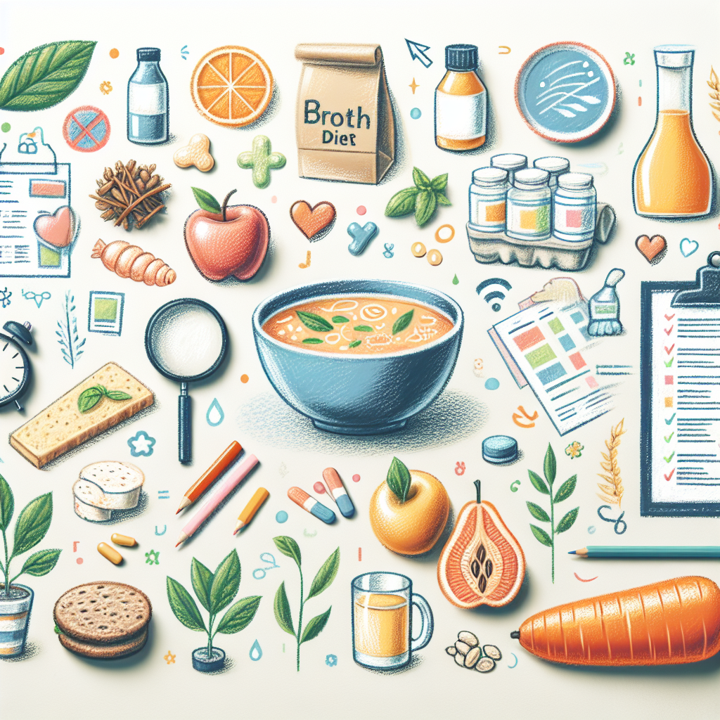 Pastelková ilustrace znázorňující téma: Diety a výživa