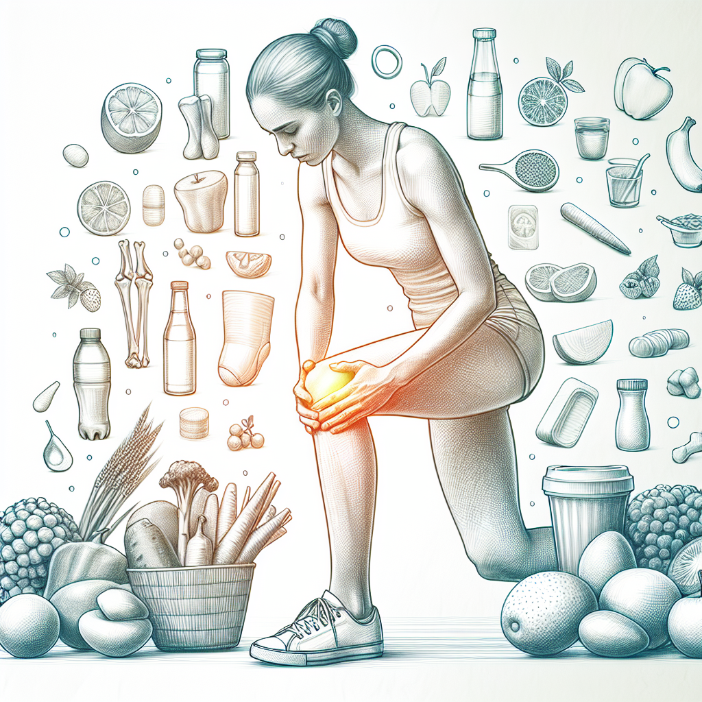 Pastelková ilustrace znázorňující téma: Zdraví kloubů