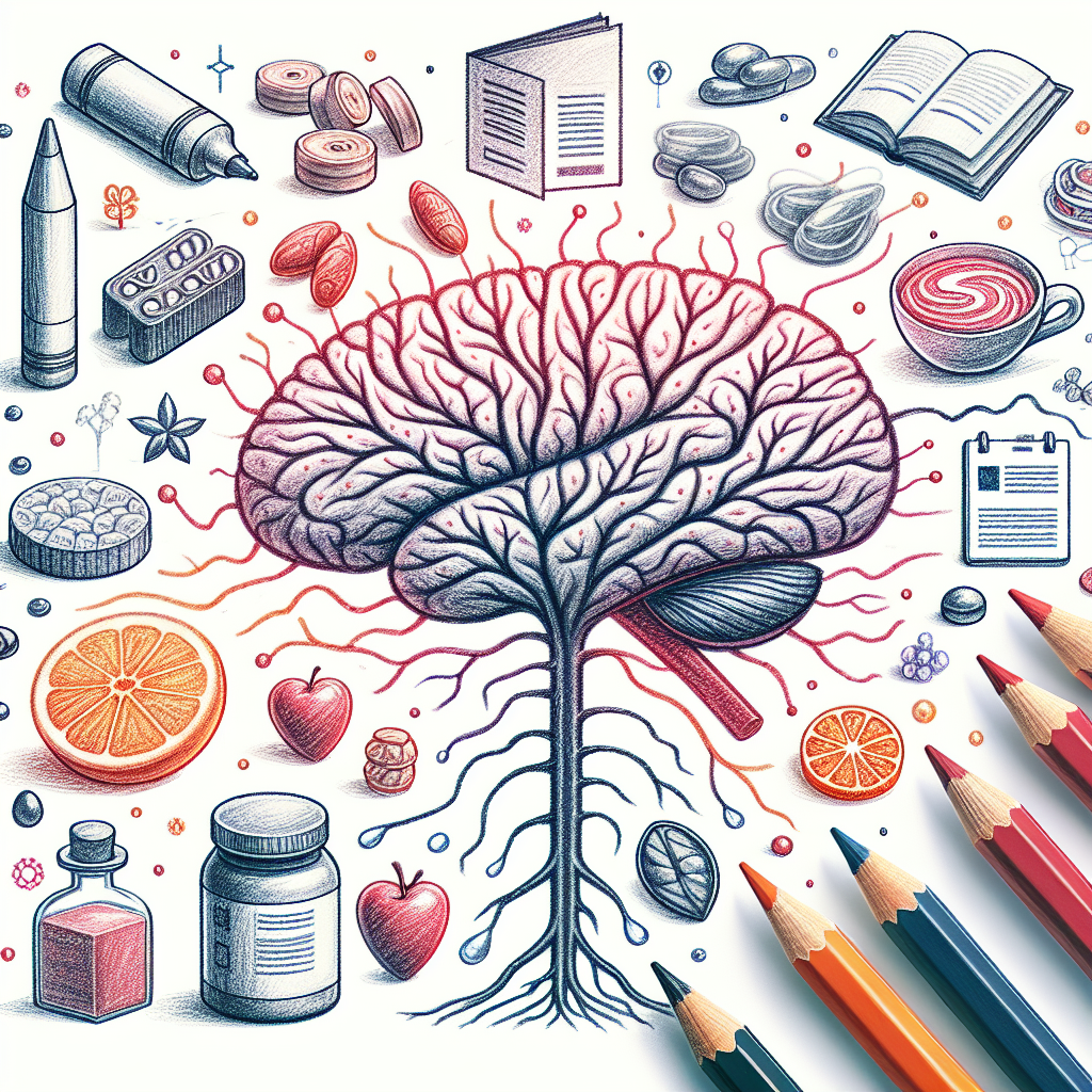 Pastelková ilustrace znázorňující téma: Zdraví