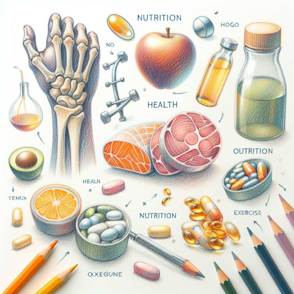 Pastelková ilustrace znázorňující téma: Výživa a zdraví
