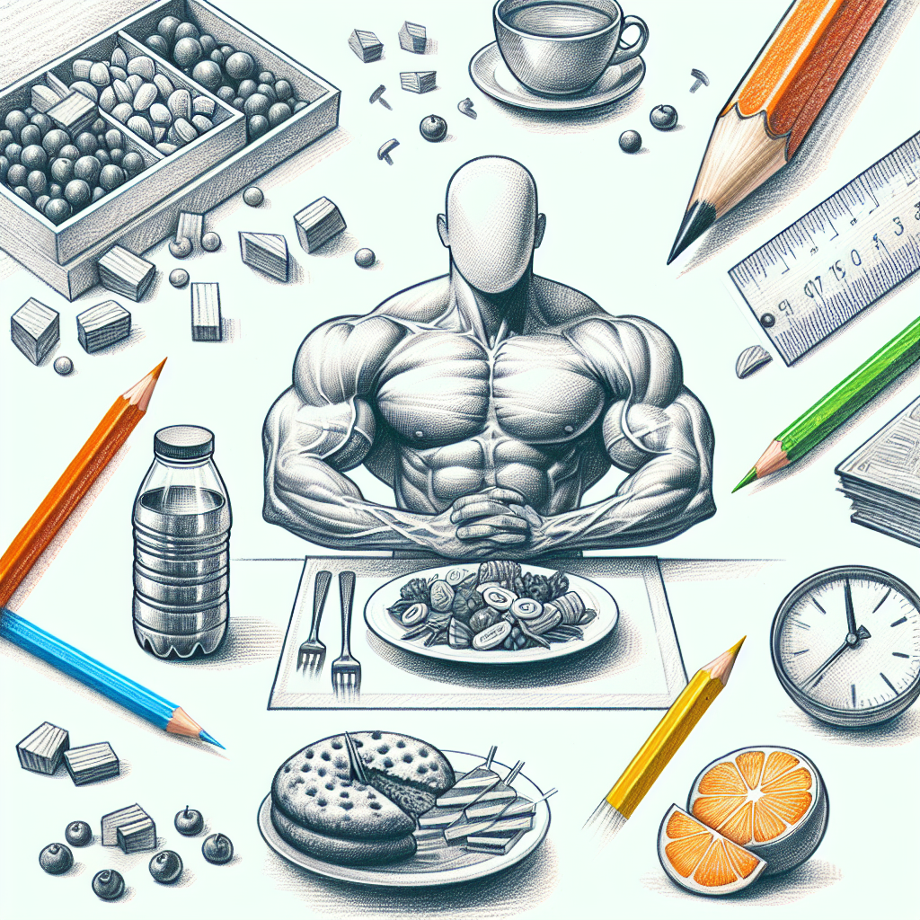 Pastelková ilustrace znázorňující téma: Výživa