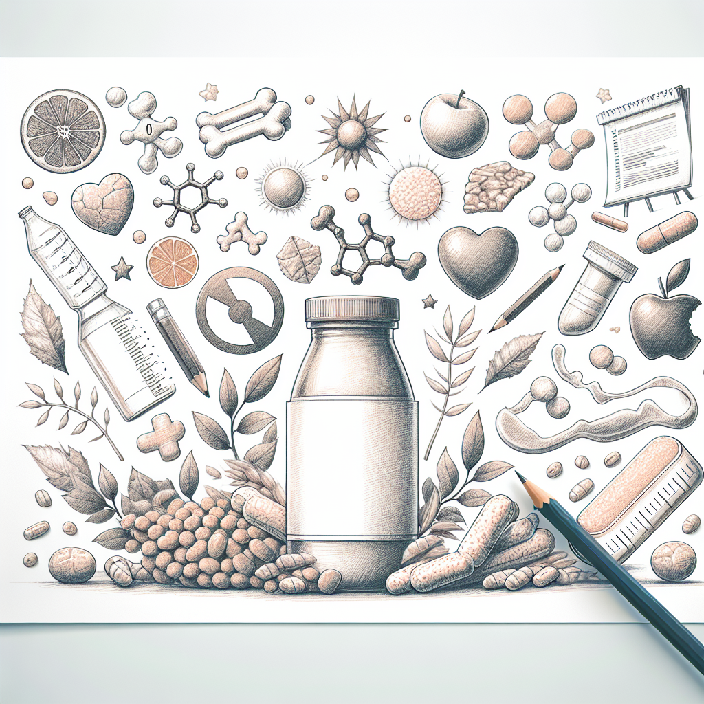Pastelková ilustrace znázorňující téma: Zdraví a výživa