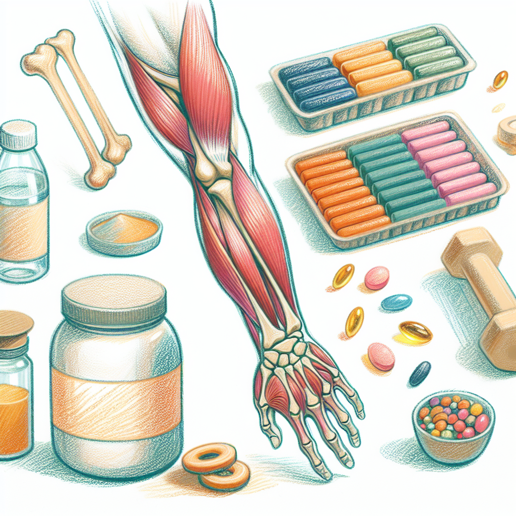 Pastelková ilustrace znázorňující téma: Výživa a zdraví