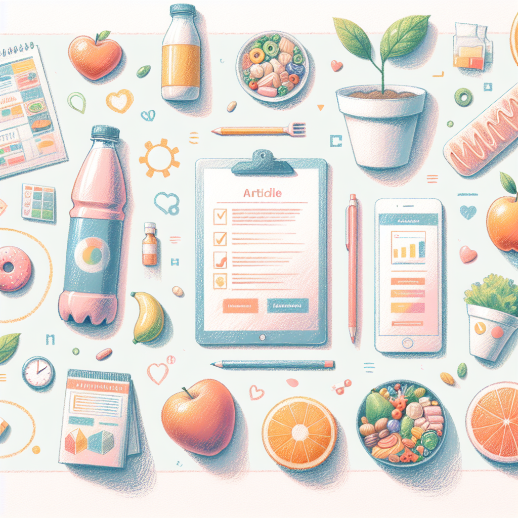 Pastelková ilustrace znázorňující téma: Zdravá výživa