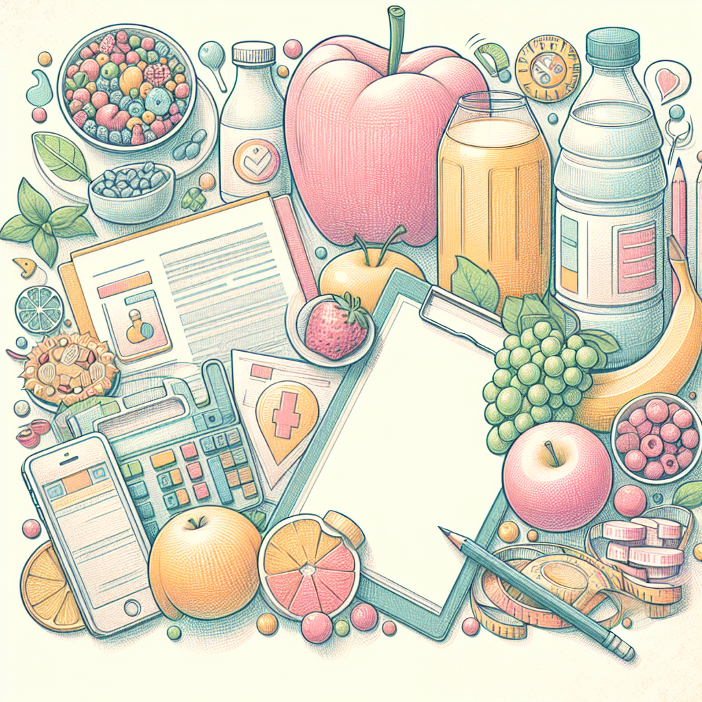 Pastelková ilustrace znázorňující téma: Zdravá výživa