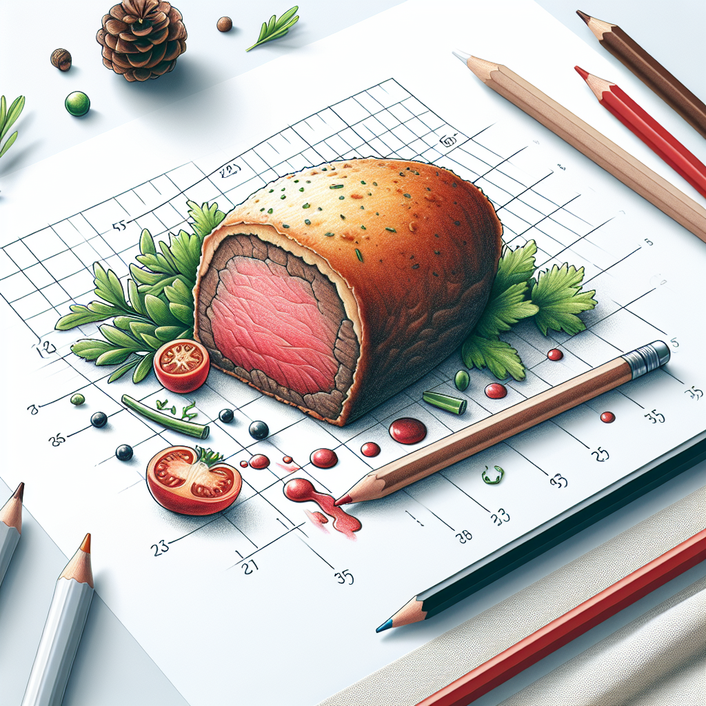 Pastelková ilustrace znázorňující téma: Gastronomie