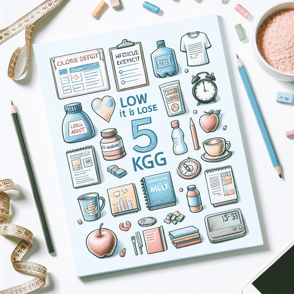 Pastelková ilustrace znázorňující téma: Hubnutí