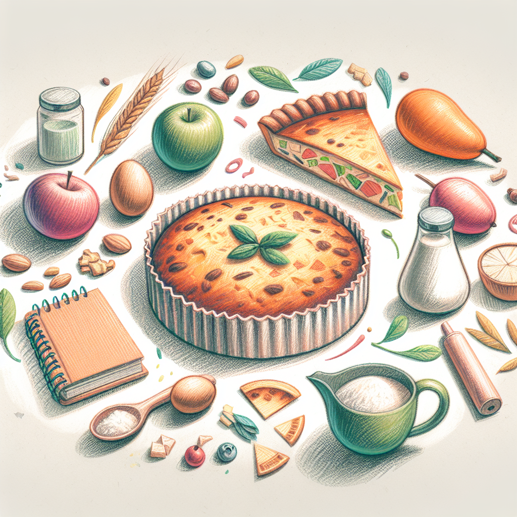 Pastelková ilustrace znázorňující téma: Bezmasá jídla