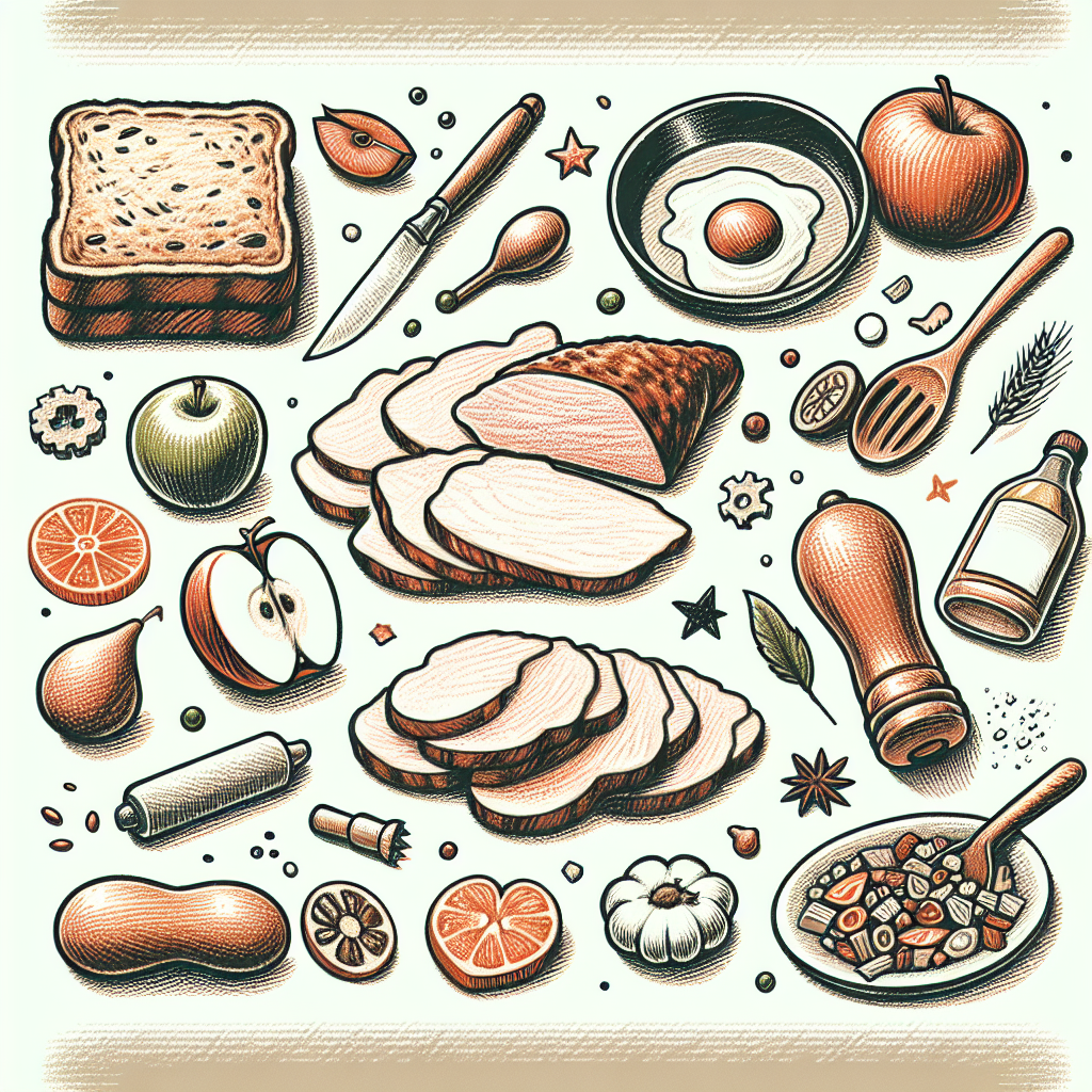 Pastelková ilustrace znázorňující téma: Recepty
