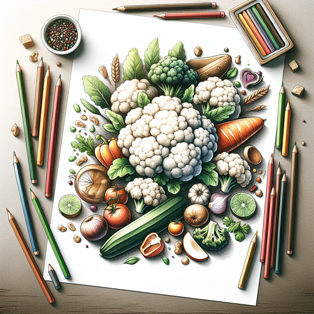 Pastelková ilustrace znázorňující téma: Recepty