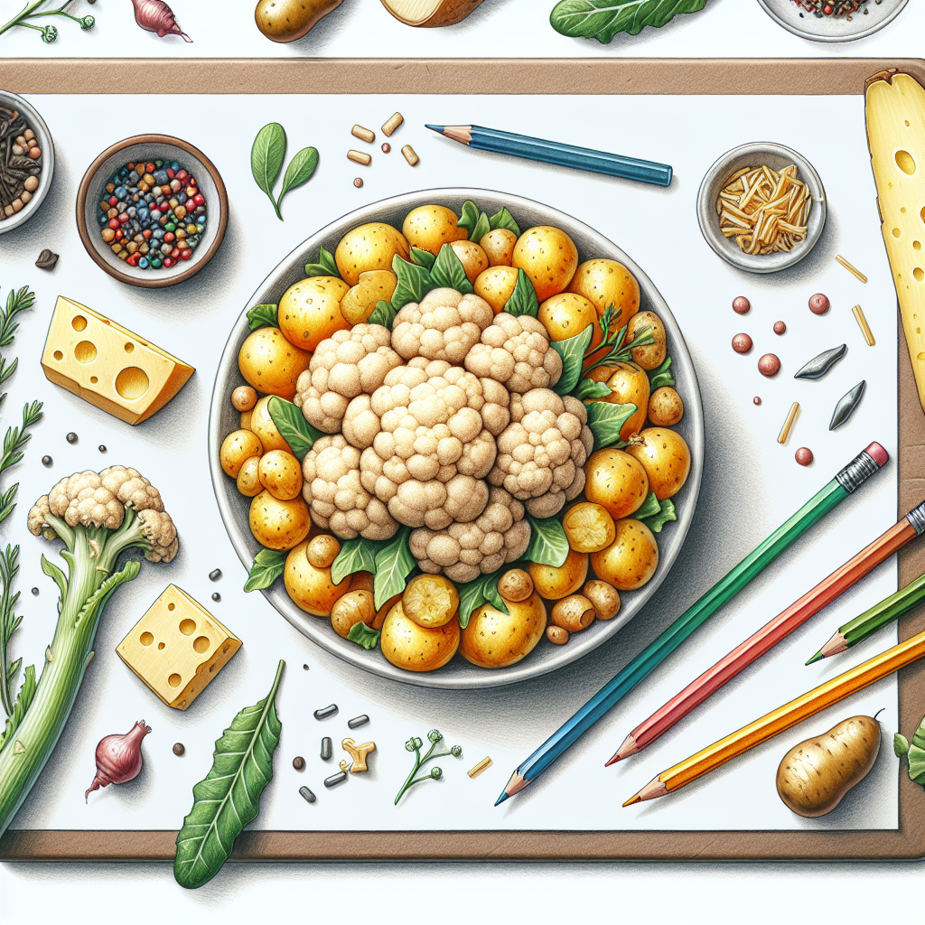 Pastelková ilustrace znázorňující téma: Recepty