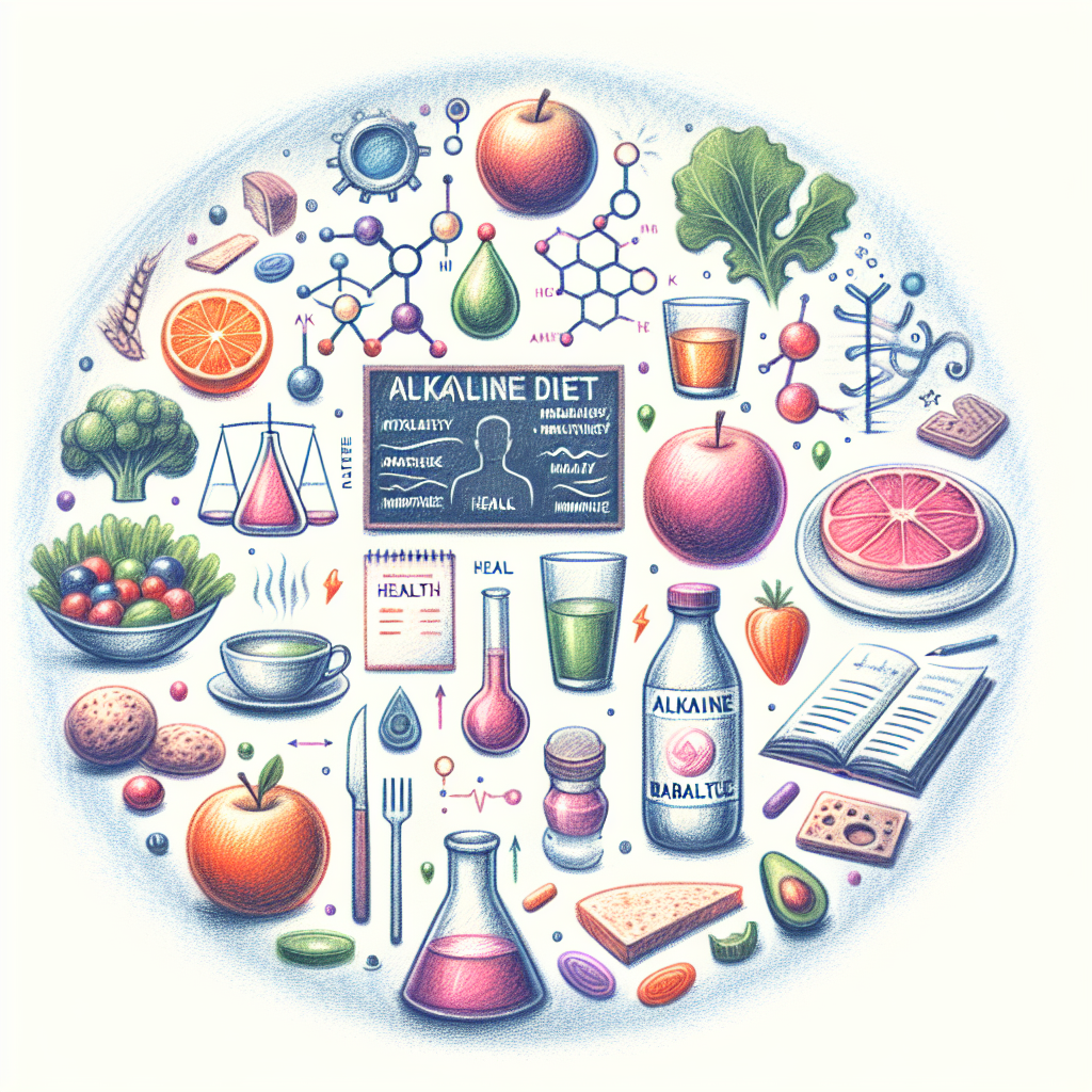Pastelková ilustrace znázorňující téma: Zdravá výživa