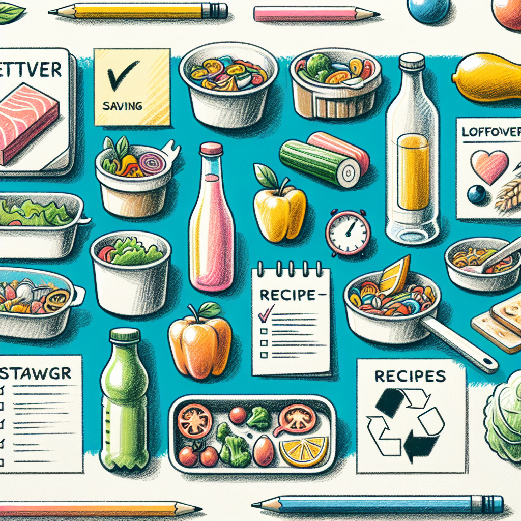 Pastelková ilustrace znázorňující téma: Kuchyňské tipy