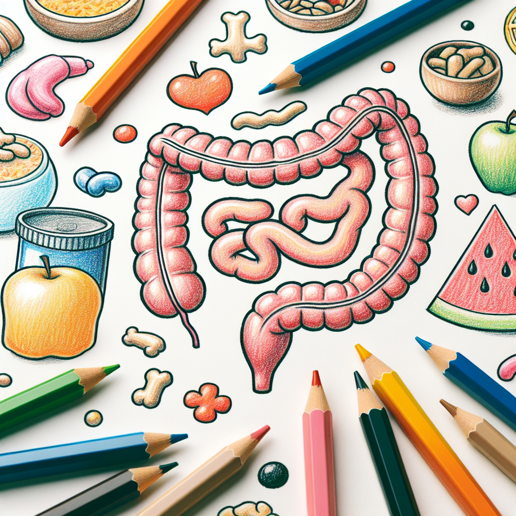 Pastelková ilustrace znázorňující téma: Zdraví