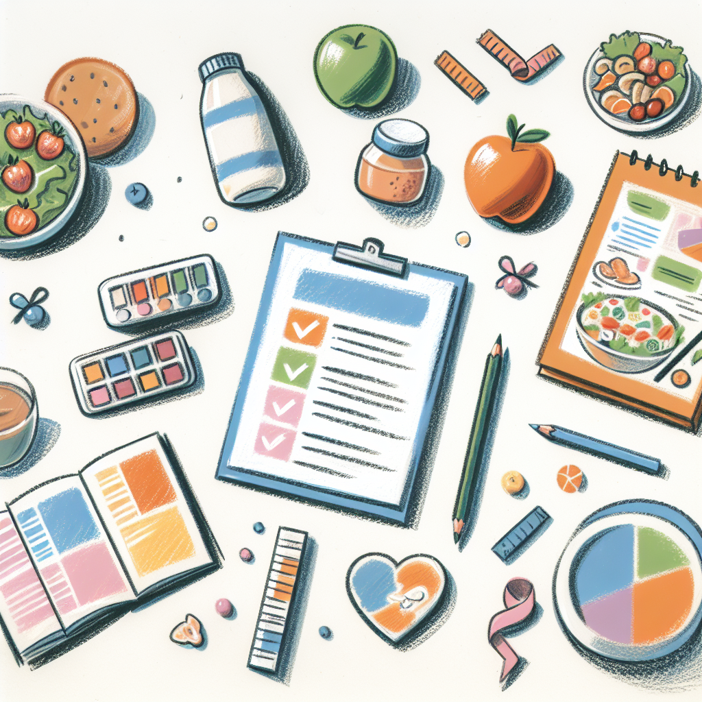 Pastelková ilustrace znázorňující téma: Zdravá výživa