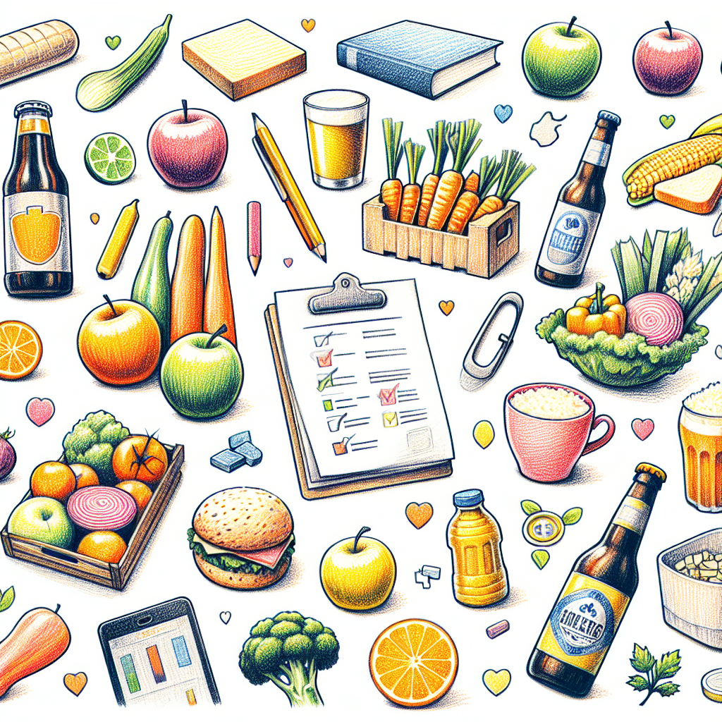 Pastelková ilustrace znázorňující téma: Zdravá výživa
