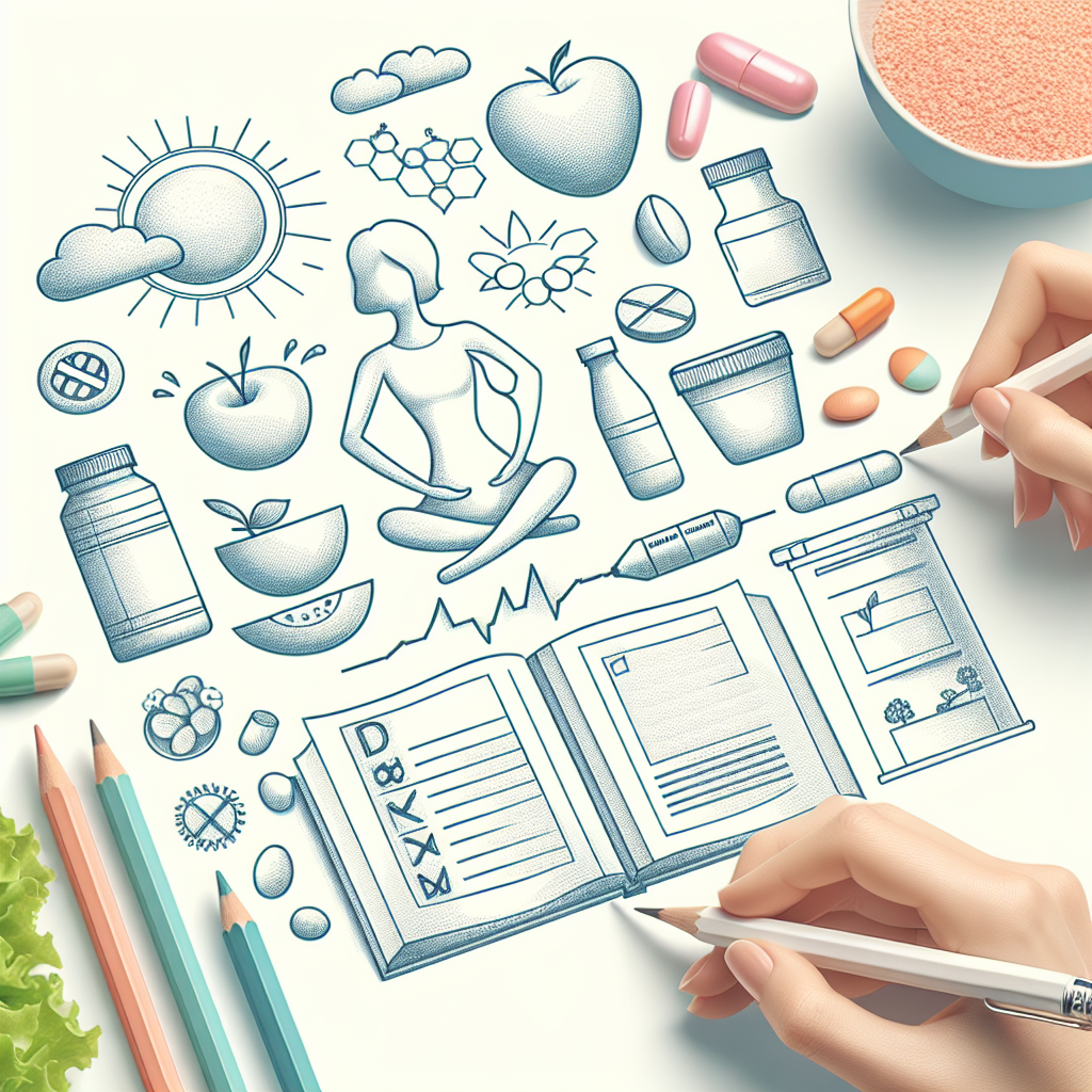 Pastelková ilustrace znázorňující téma: Zdravá výživa