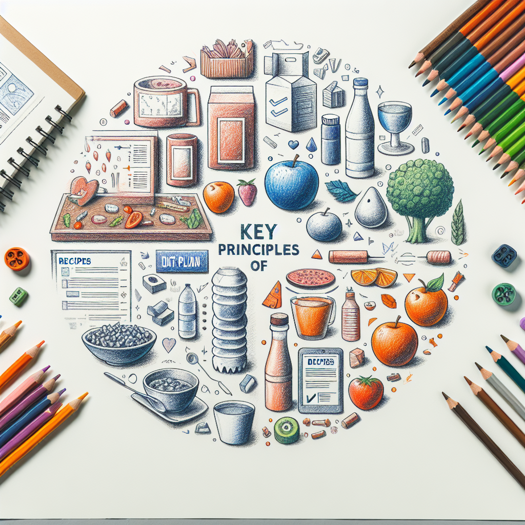 Pastelková ilustrace znázorňující téma: Zdravá výživa