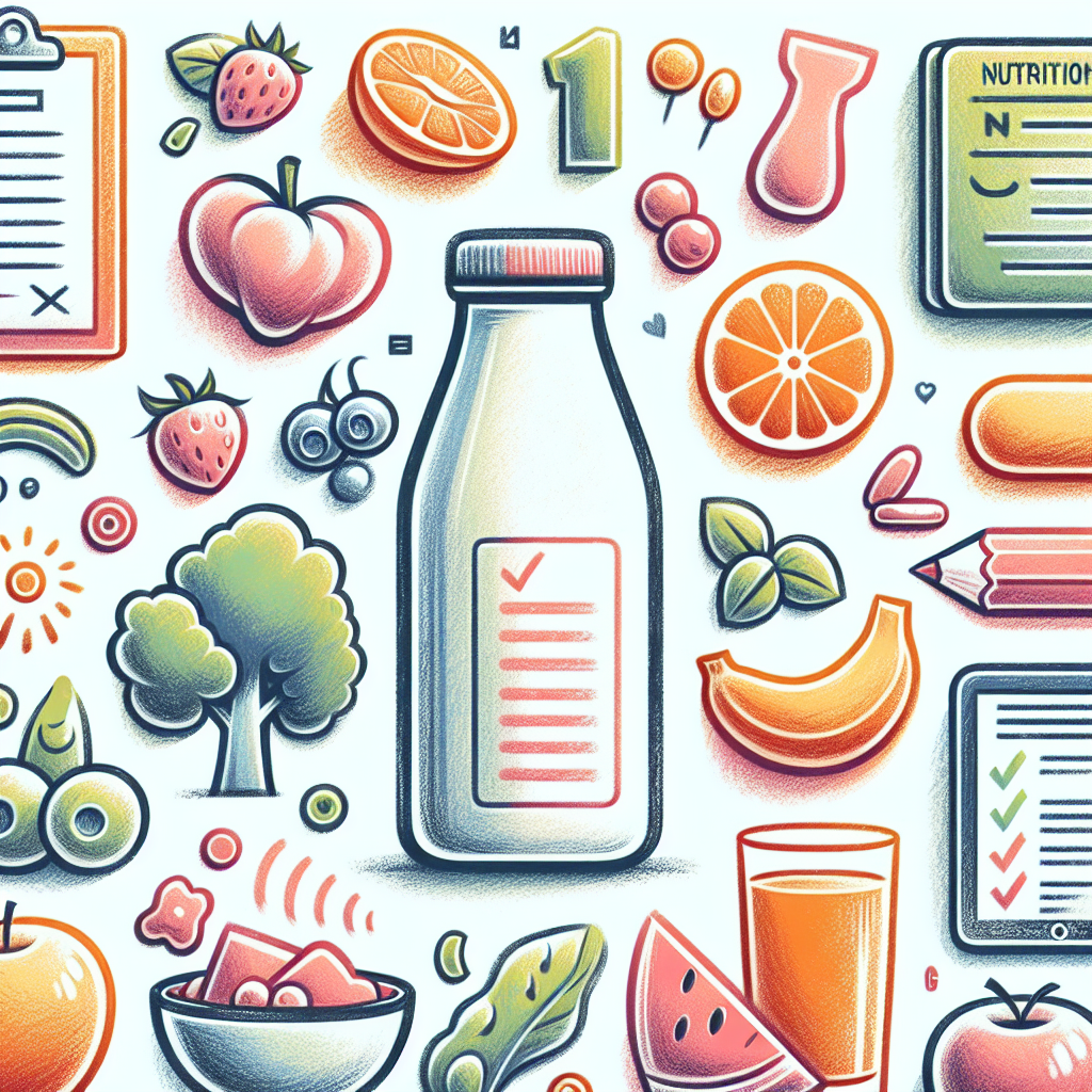 Pastelková ilustrace znázorňující téma: Zdravá výživa