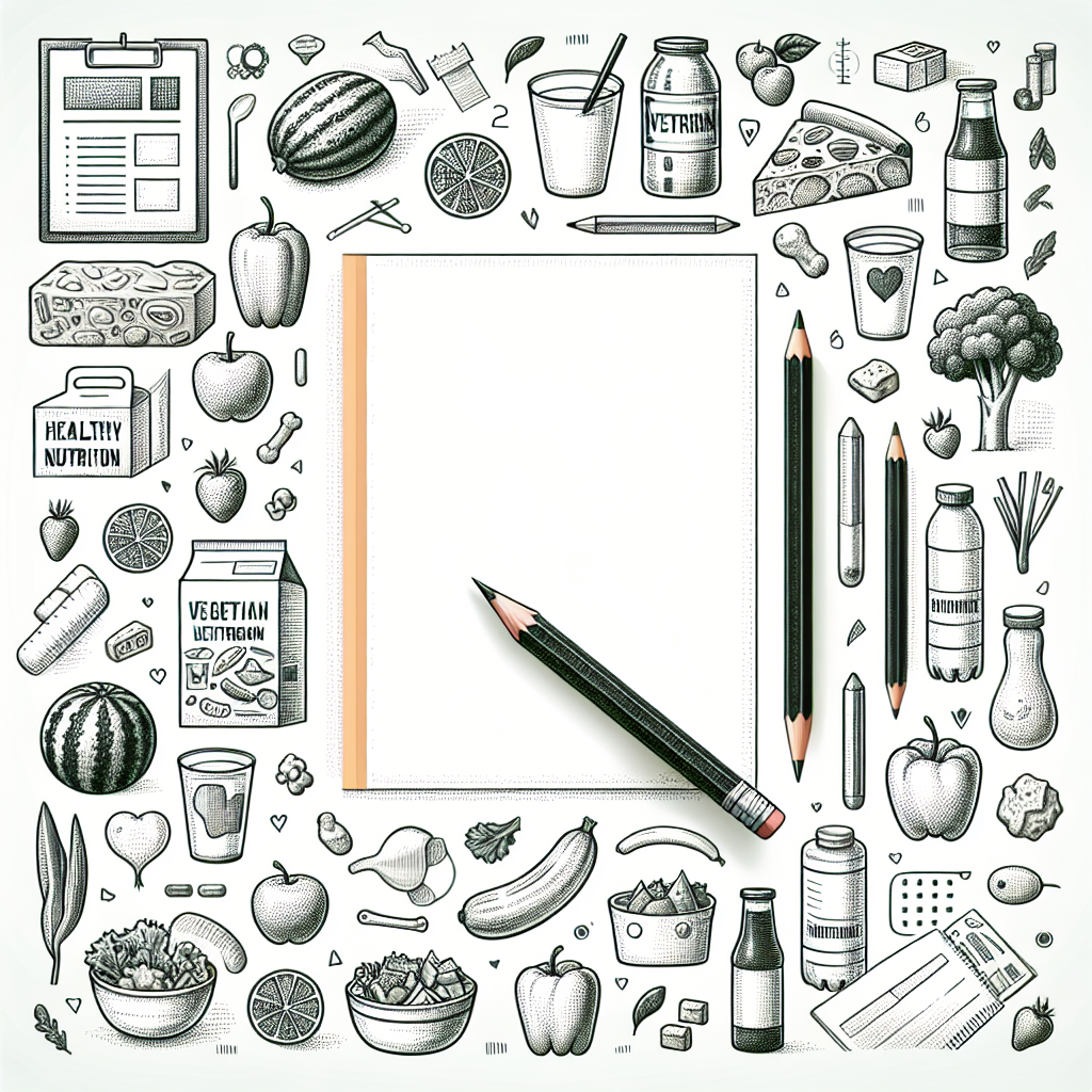 Pastelková ilustrace znázorňující téma: Výživa
