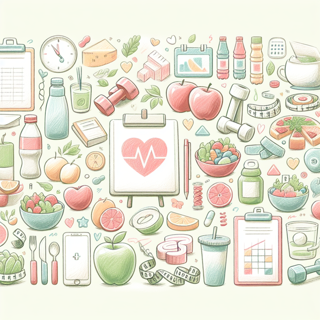 Pastelková ilustrace znázorňující téma: Zdravé životní styly