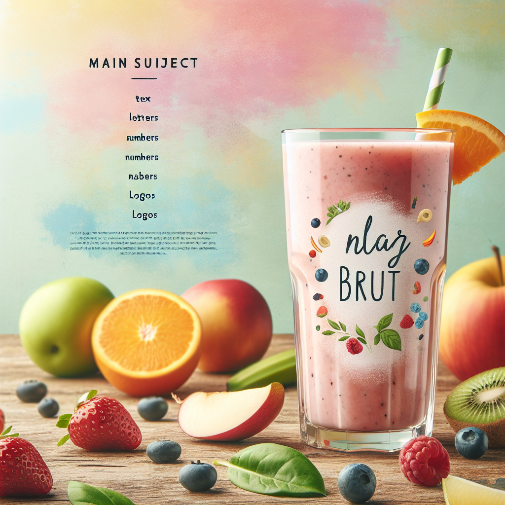 Ilustrace znázorňující téma: smoothies