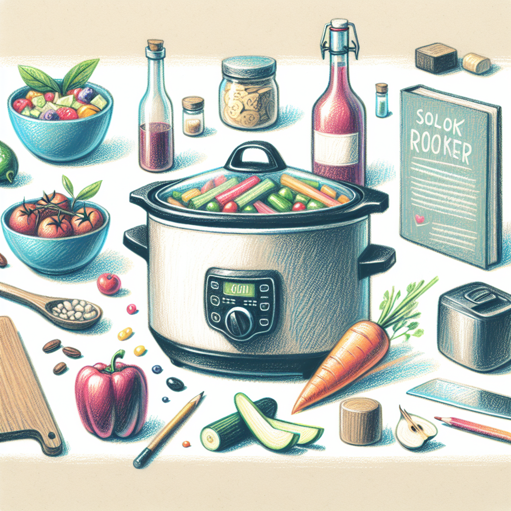 Pastelková ilustrace znázorňující téma: Zdravé vaření