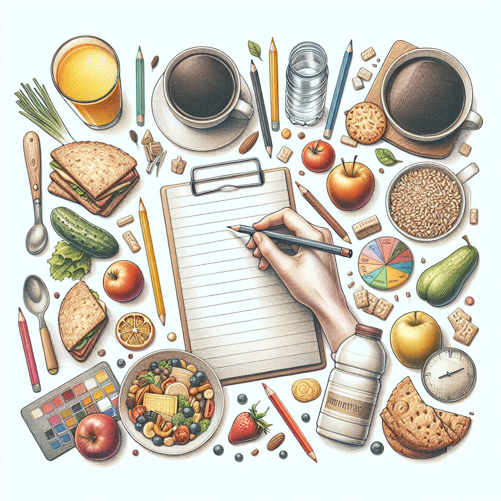 Pastelková ilustrace znázorňující téma: Zdravá výživa